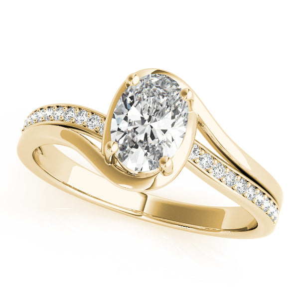 Petite Twist Diamond Engagement Ring (1/10 ct. tw.)