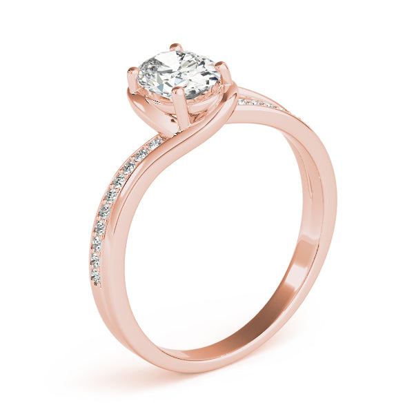 Petite Twist Diamond Engagement Ring (1/10 ct. tw.)