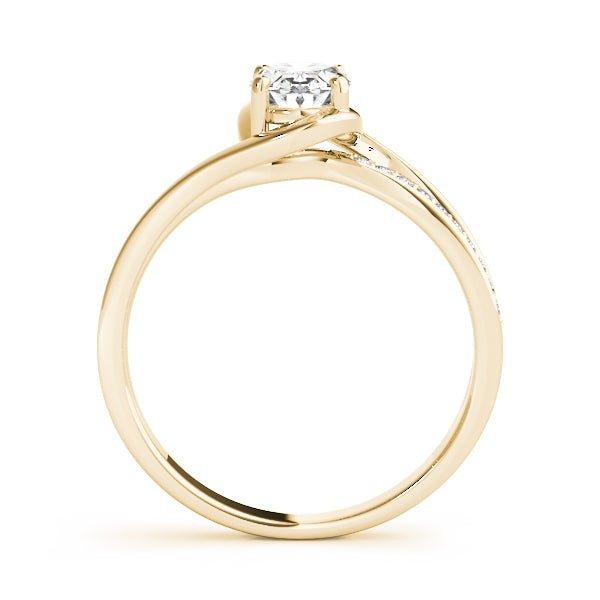 Petite Twist Diamond Engagement Ring (1/10 ct. tw.)