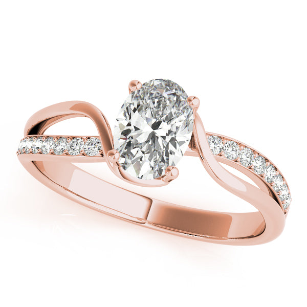 Petite Twist Diamond Engagement Ring (1/8 ct. tw.)
