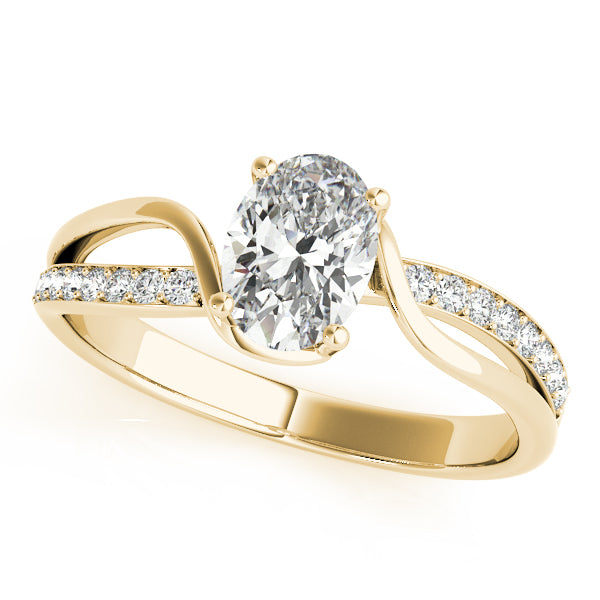 Petite Twist Diamond Engagement Ring (1 ct. tw.)