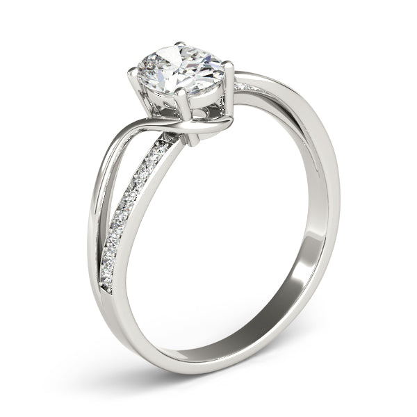 Petite Twist Diamond Engagement Ring (1/8 ct. tw.)