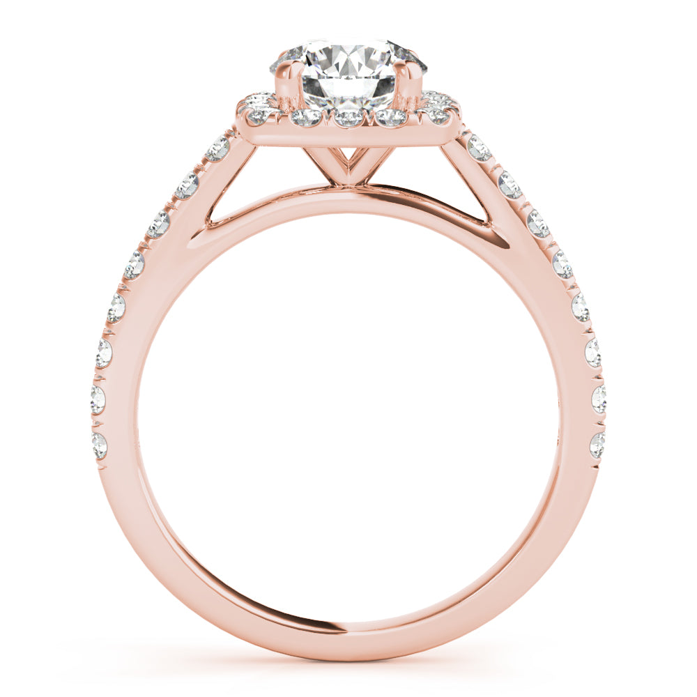 Classic Cushion Halo Diamond Engagement Ring (1/2 ct. tw.)