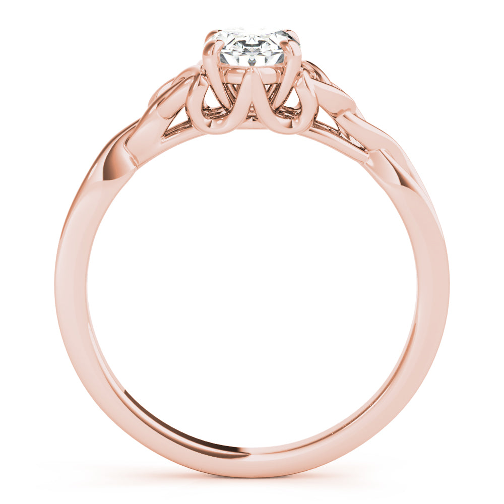 Celtic Knot Solitaire Engagement Ring