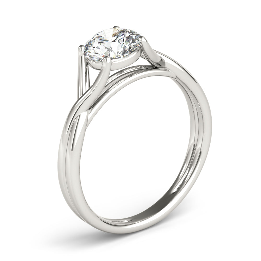 Classic Four-Prong Solitaire Engagement Ring