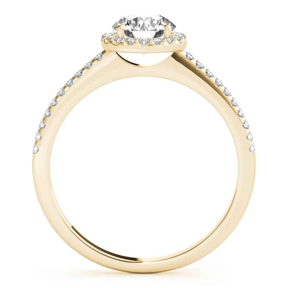 Petite Halo Diamond Engagement Ring (3/4 ct. tw.)