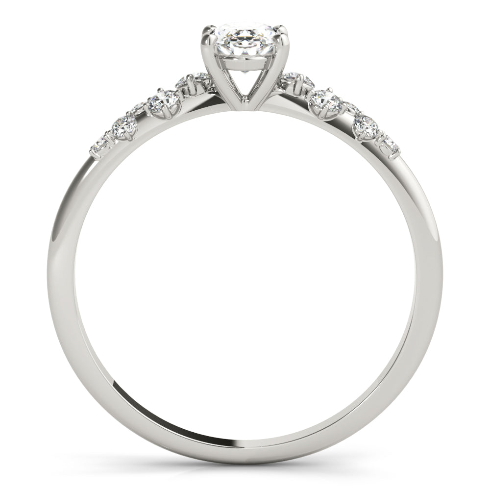 Graduated Diamond Engagement Ring (1/8 ct. tw.)