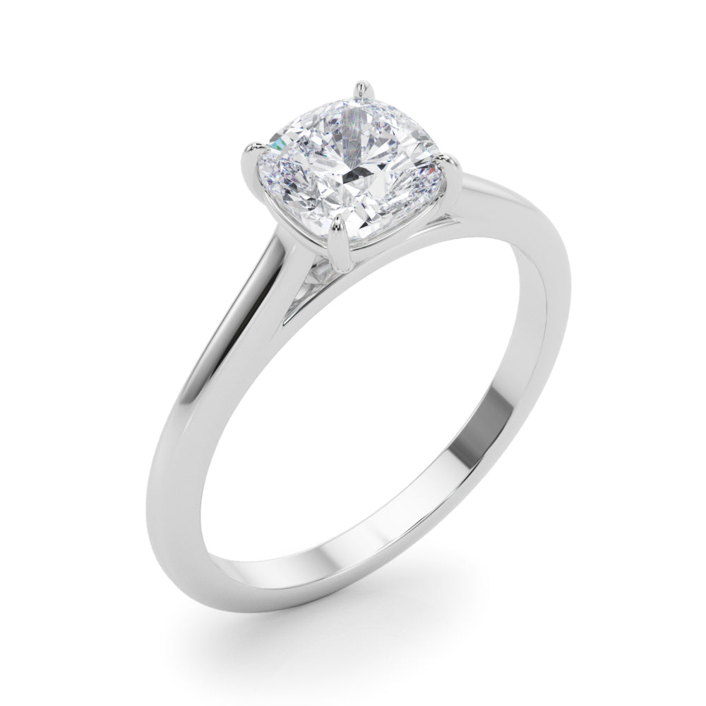 Classic Four-Prong Solitaire Diamond Engagement Ring