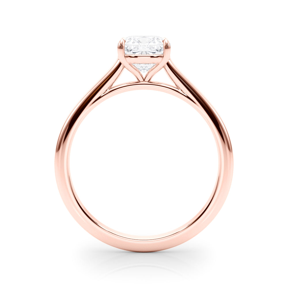 Classic Four-Prong Solitaire Diamond Engagement Ring