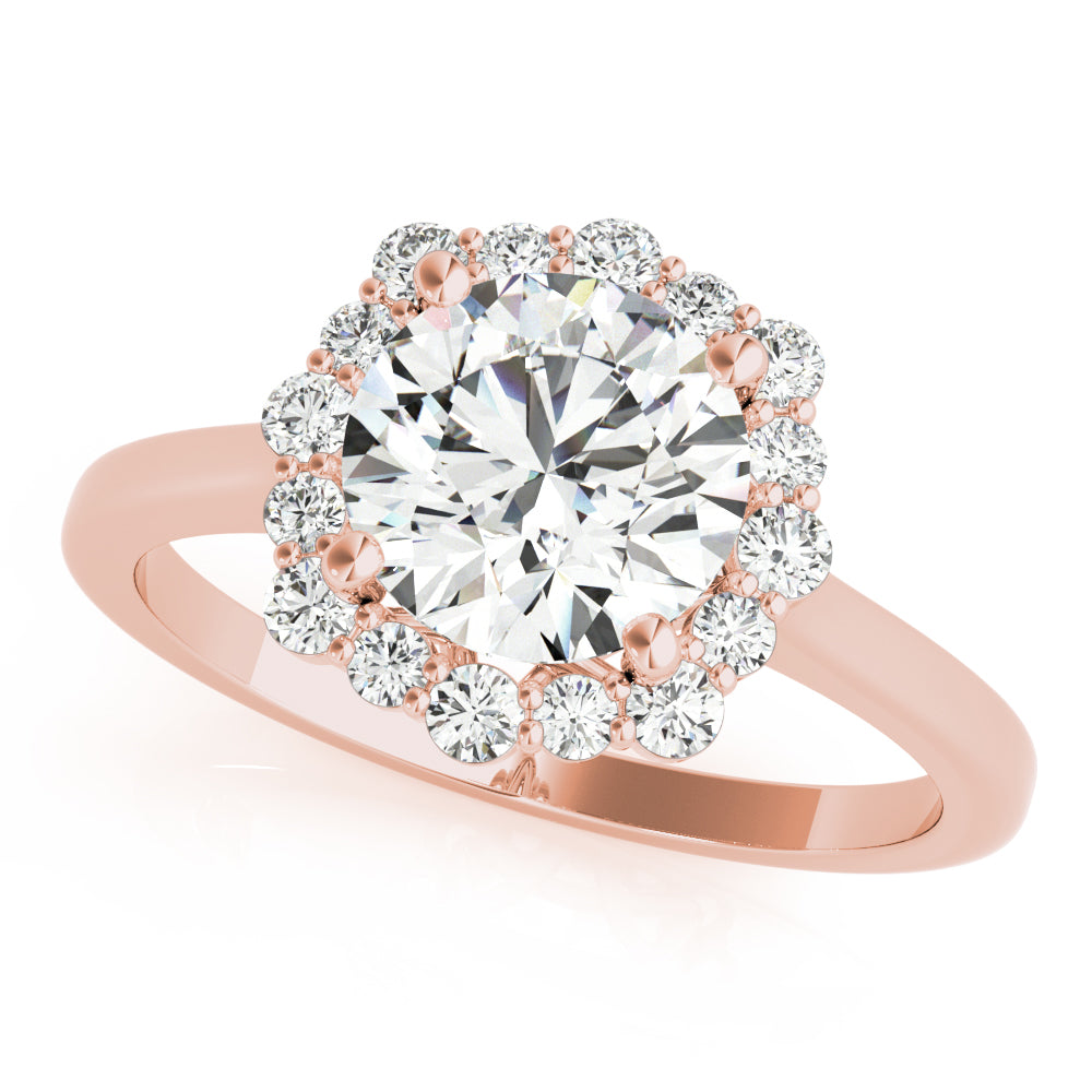 Classic Halo Diamond Engagement Ring (1/10 ct. tw.)