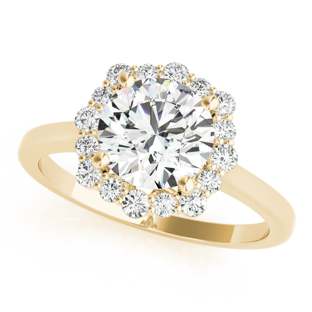 Classic Halo Diamond Engagement Ring (1/10 ct. tw.)