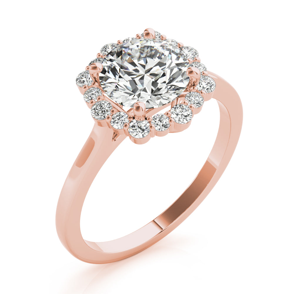 Classic Halo Diamond Engagement Ring (1/10 ct. tw.)
