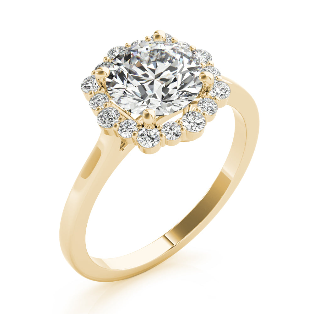 Classic Halo Diamond Engagement Ring (1/10 ct. tw.)