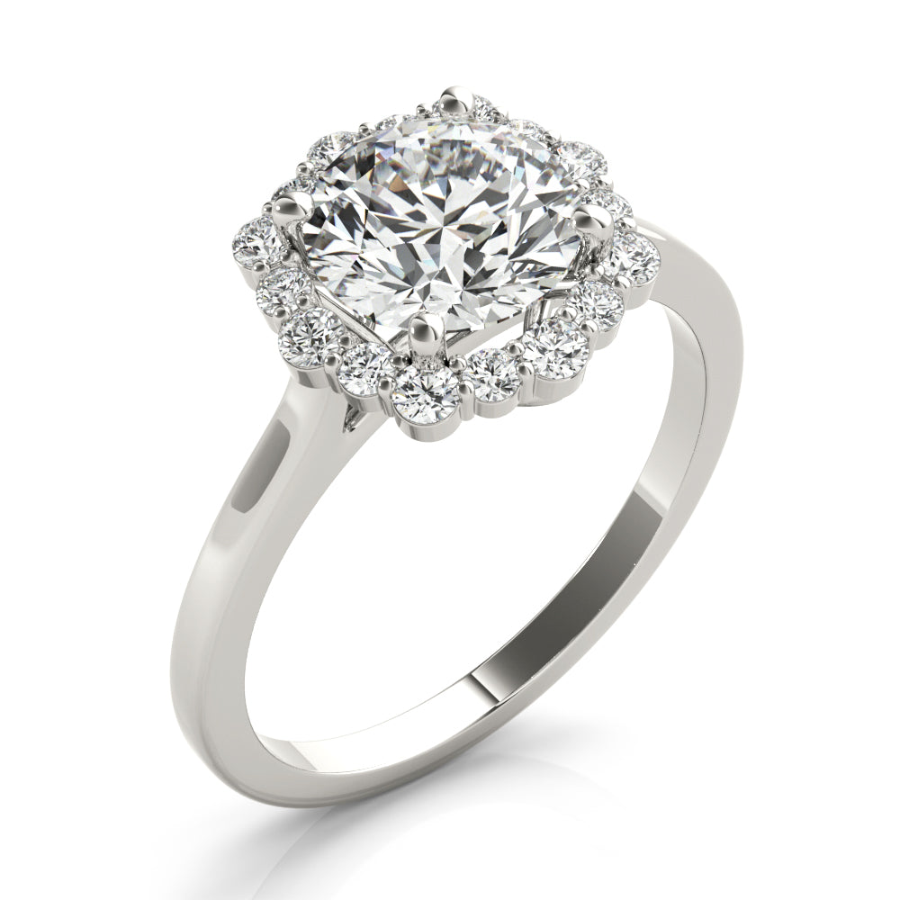 Classic Halo Diamond Engagement Ring (1/10 ct. tw.)