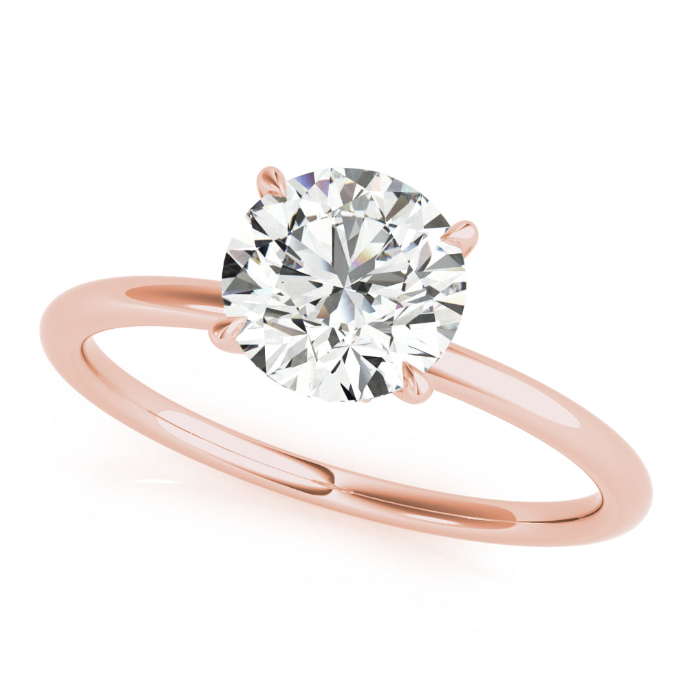 Hidden Halo Solitaire Diamond Engagement Ring (1/15 ct. tw.)