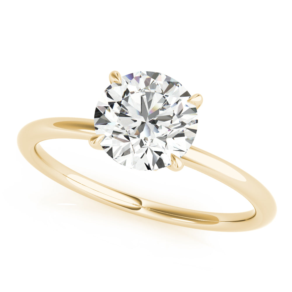Hidden Halo Solitaire Diamond Engagement Ring (1/2 ct. tw.)
