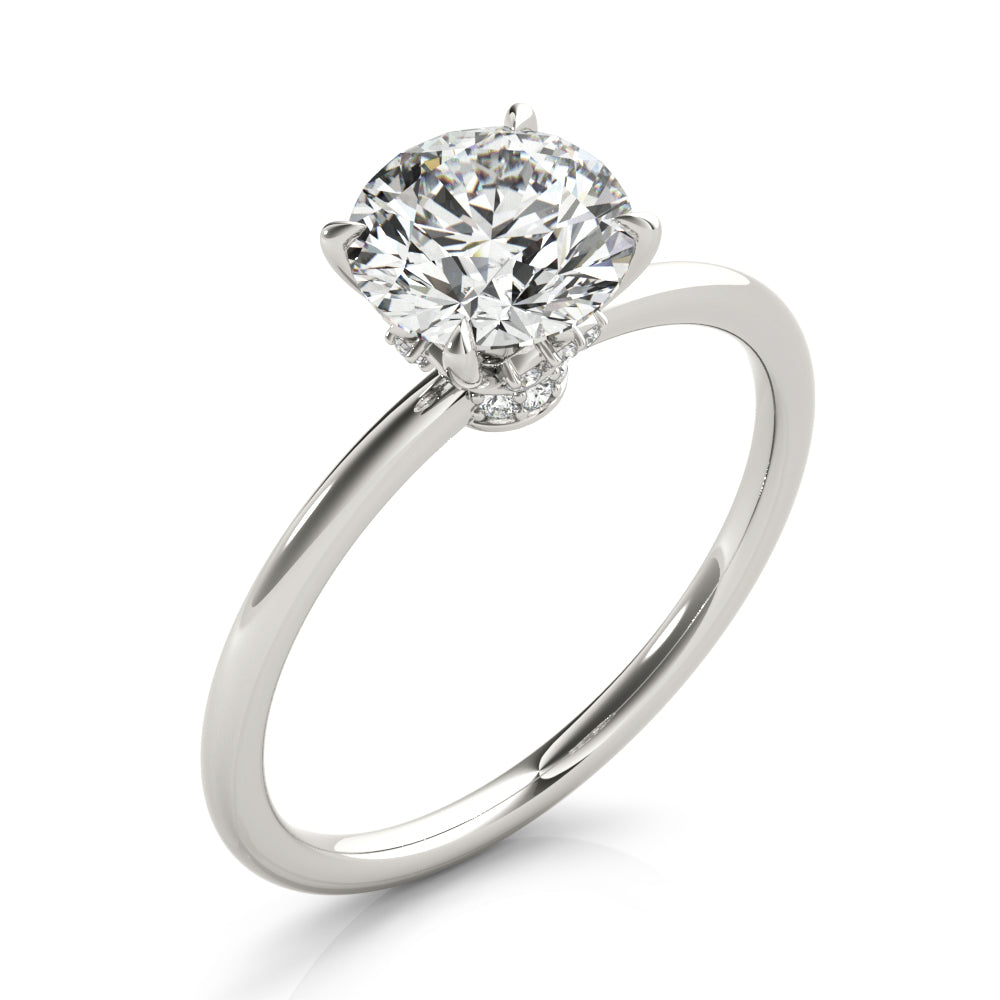 Hidden Halo Solitaire Diamond Engagement Ring (3/4 ct. tw.)