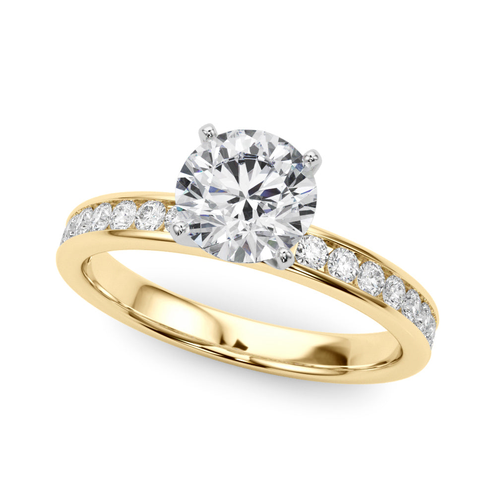 Classic Channel-Set Diamond Engagement Ring (1/3 ct. tw.)