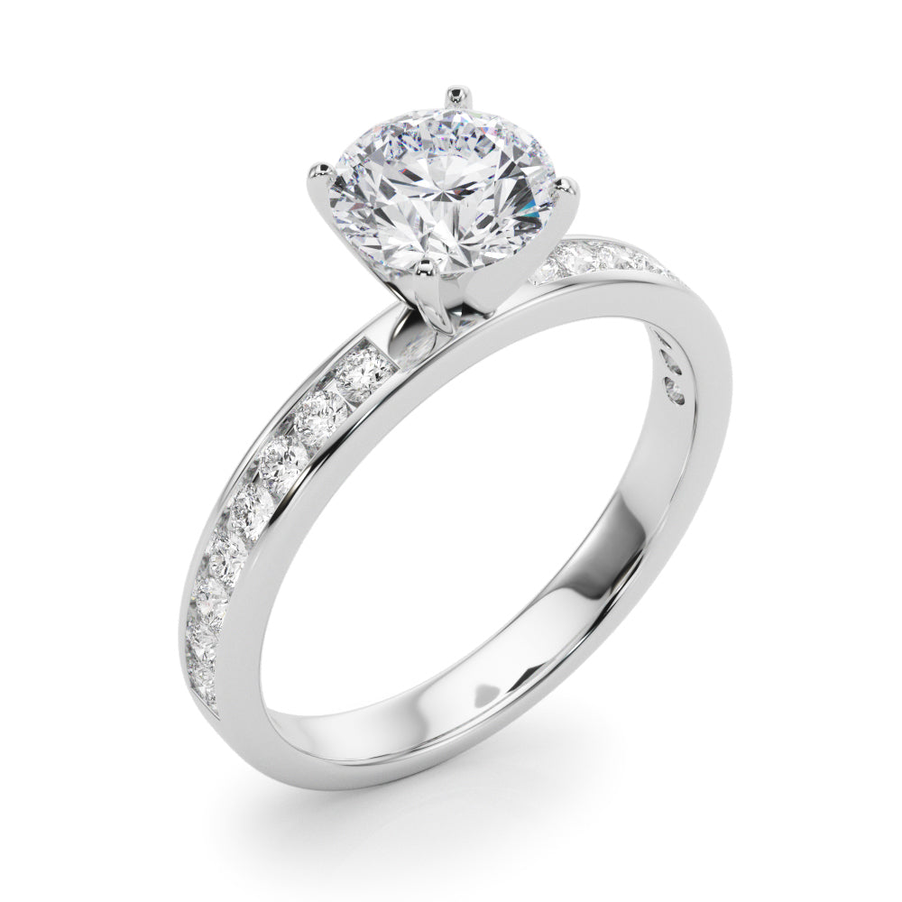 Classic Channel-Set Diamond Engagement Ring (1/3 ct. tw.)