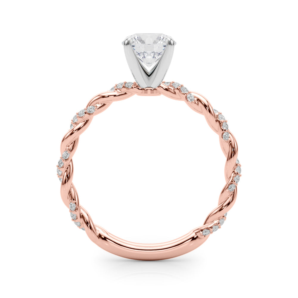 Petite Twist Diamond Engagement Ring (1/5 ct. tw.)