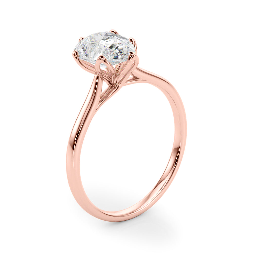 Classic Simple Solitaire Engagement Ring