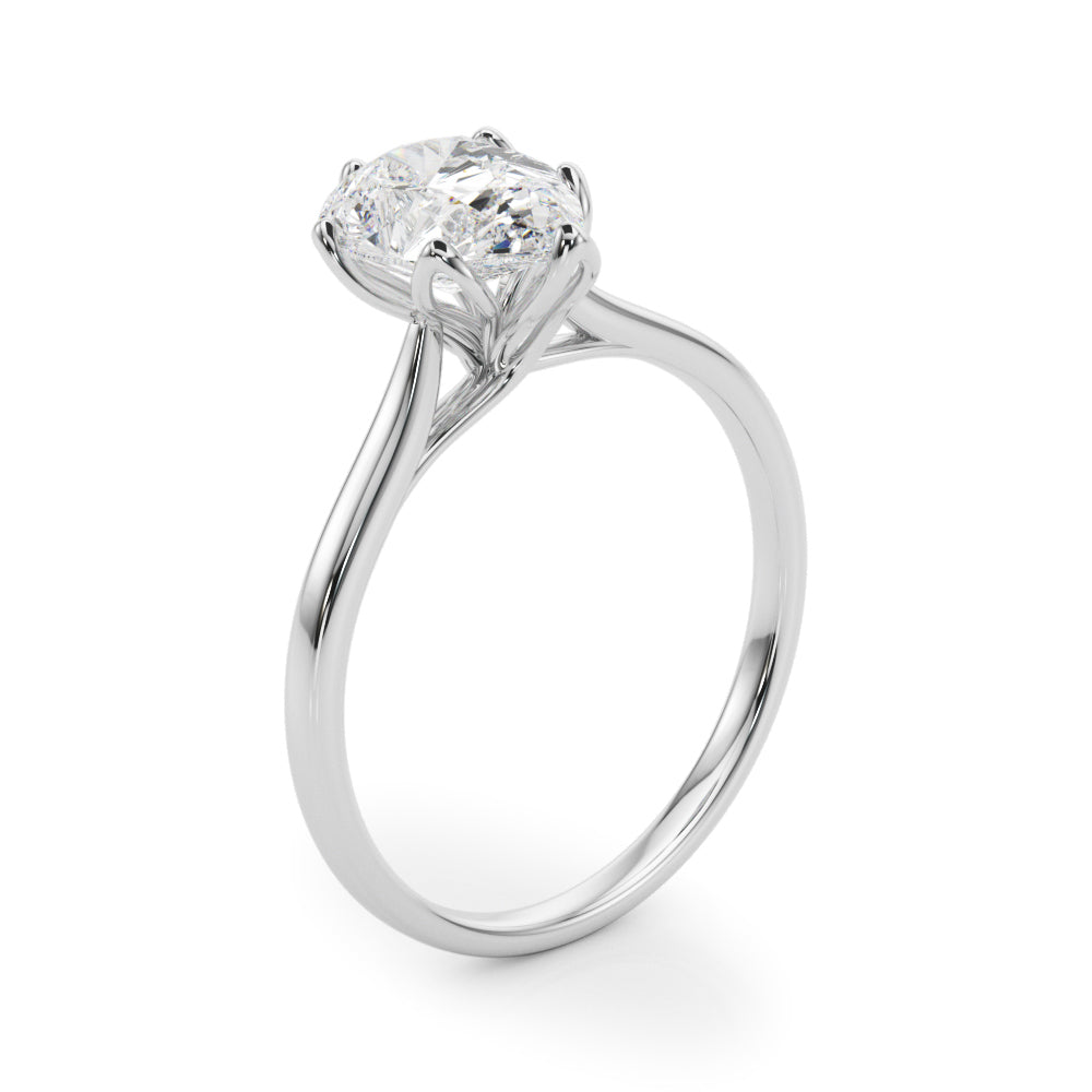 Classic Simple Solitaire Engagement Ring