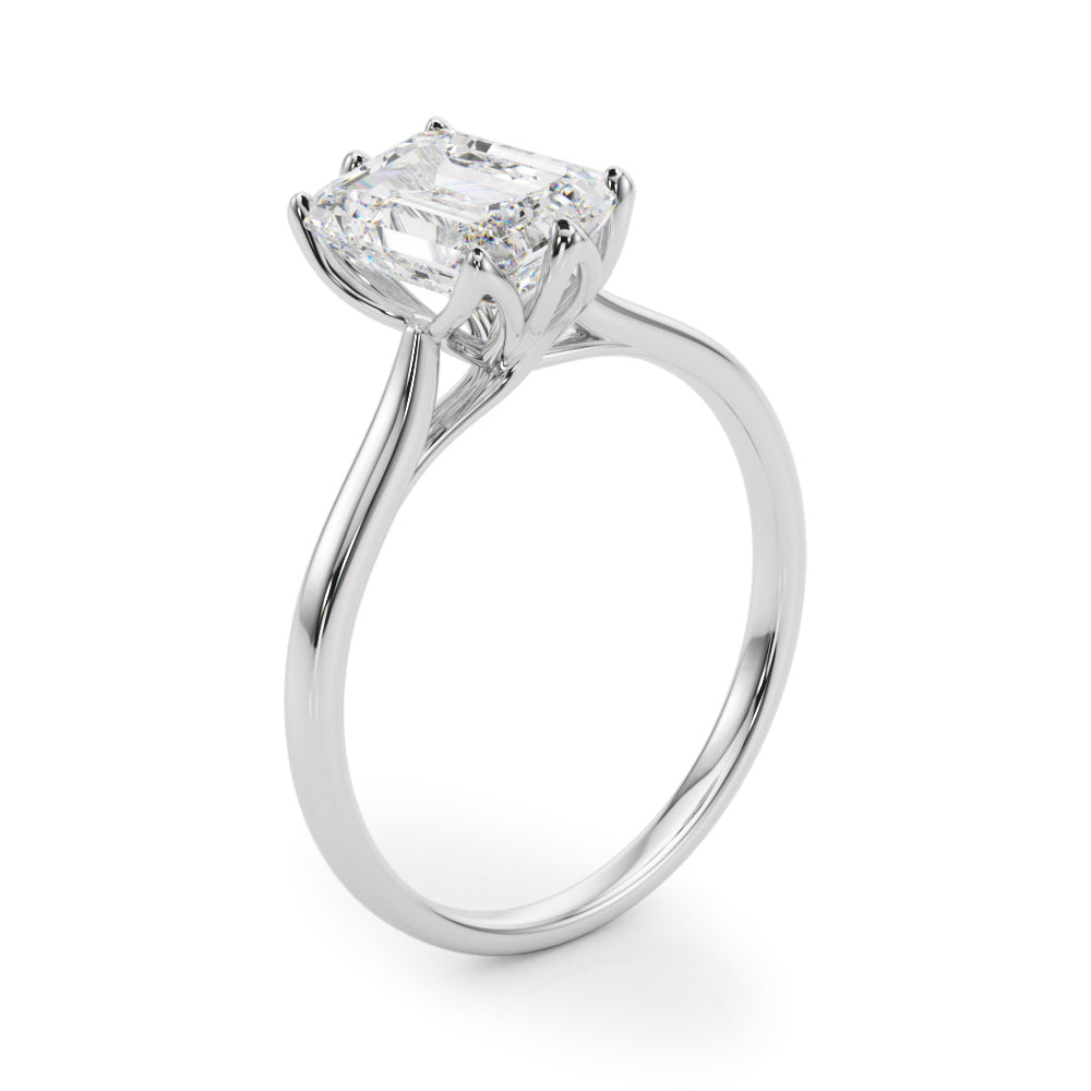 Classic Four-Prong Solitaire Engagement Ring