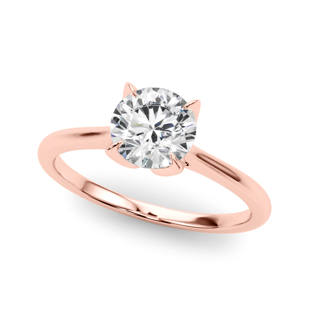 Classic Four-Prong Solitaire Engagement Ring