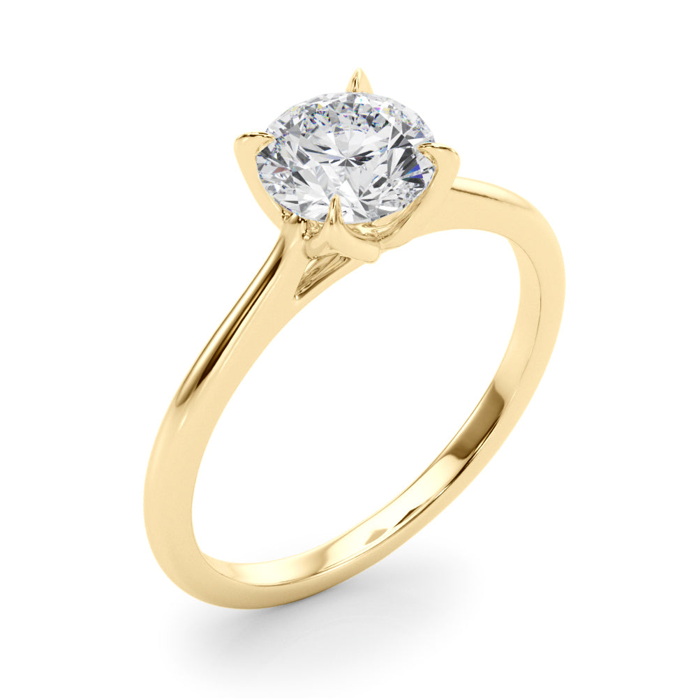 Classic Four-Prong Solitaire Engagement Ring