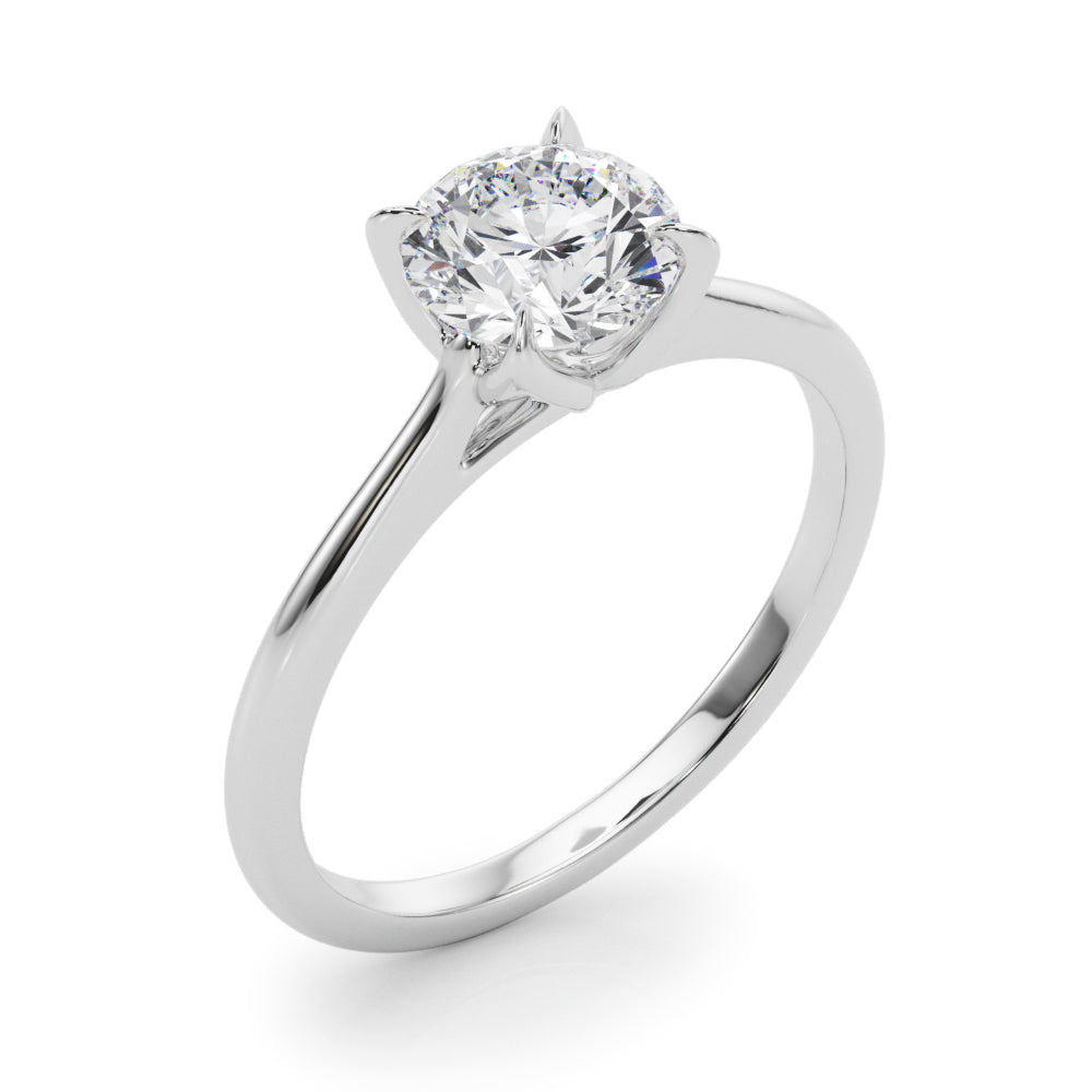 Classic Four-Prong Solitaire Engagement Ring