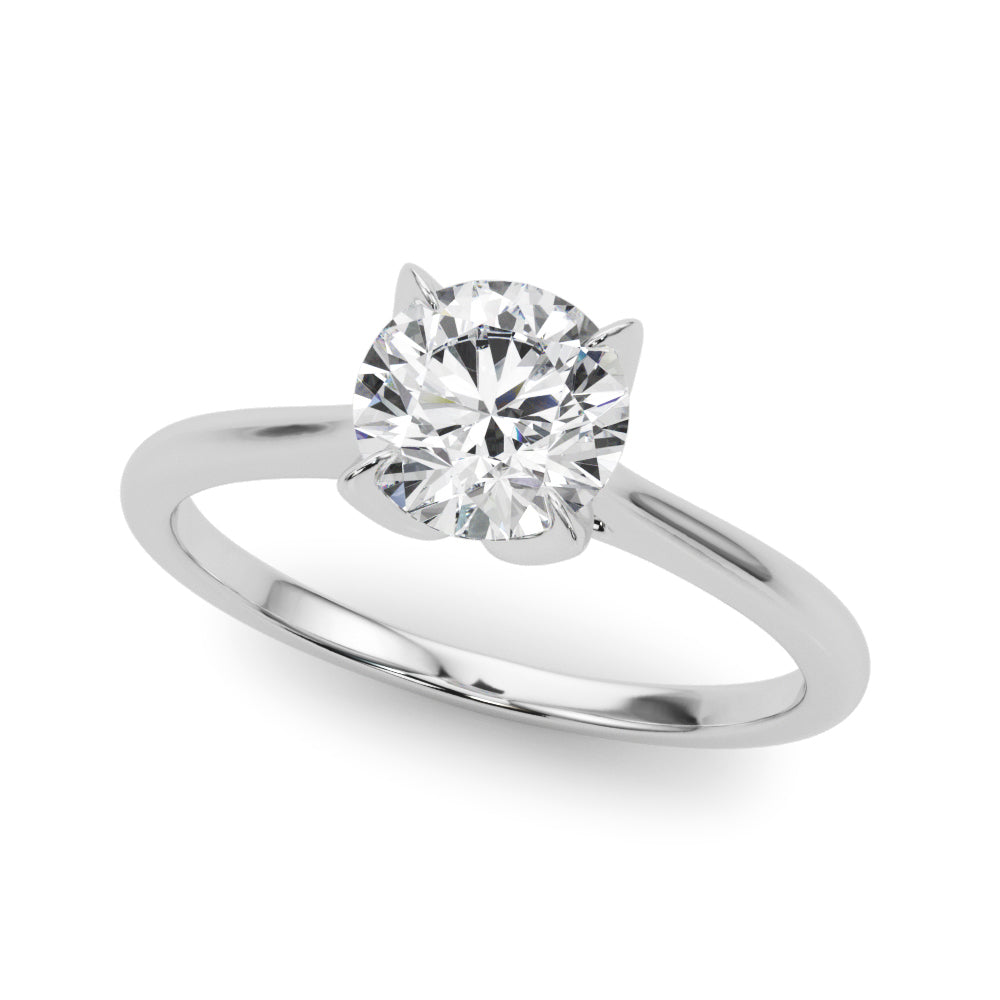 Classic Four-Prong Solitaire Engagement Ring