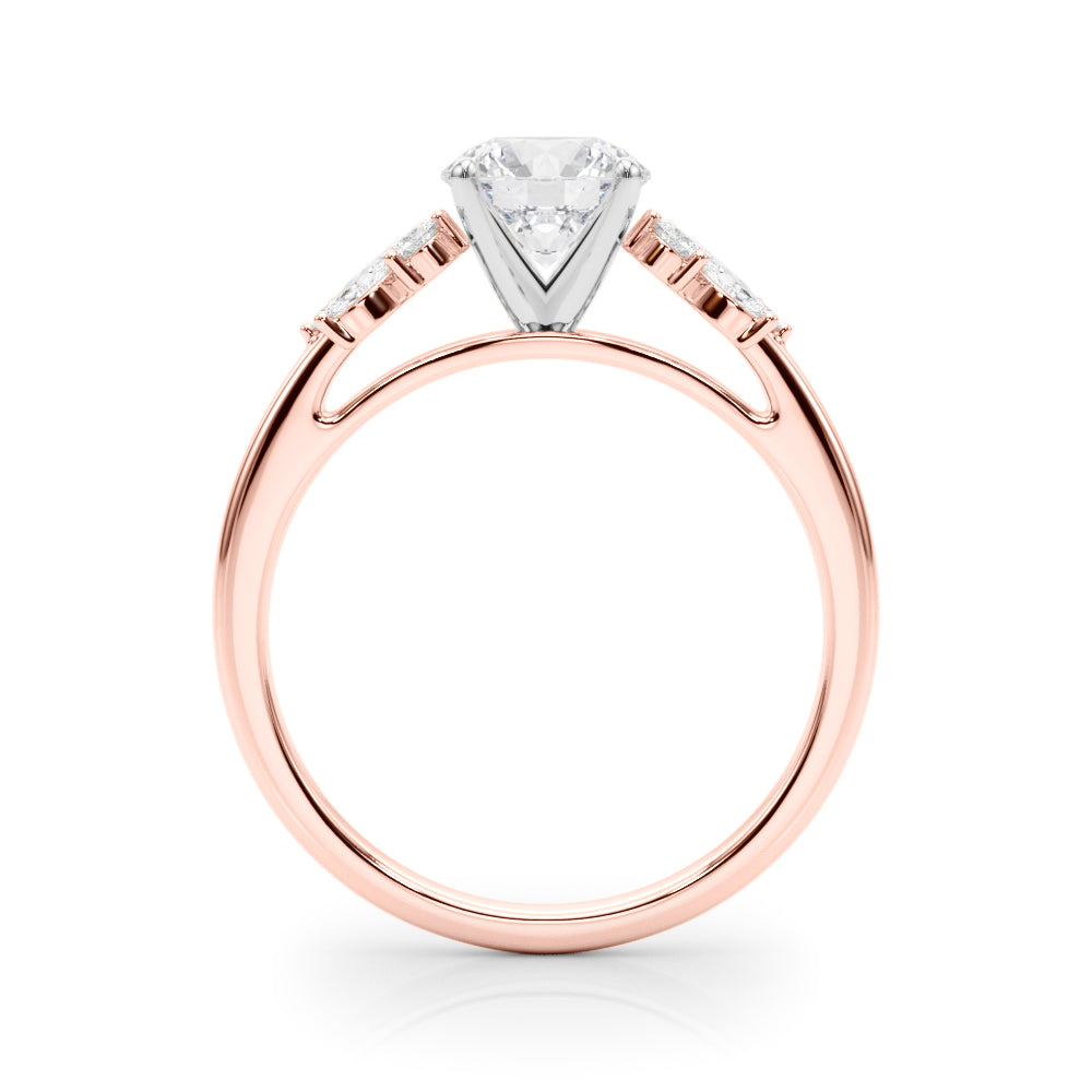 Romantic Cluster Diamond Engagement Ring (1/3 ct. tw.)