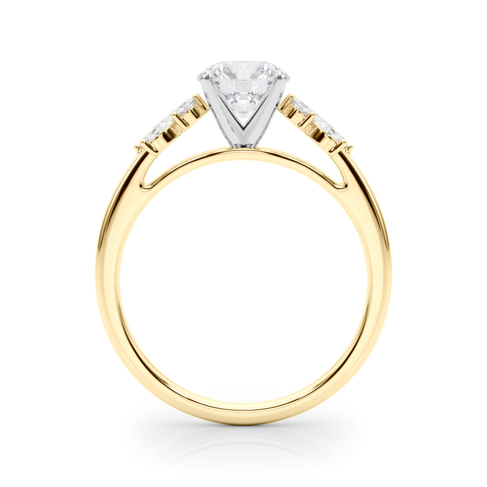 Romantic Cluster Diamond Engagement Ring (1/3 ct. tw.)