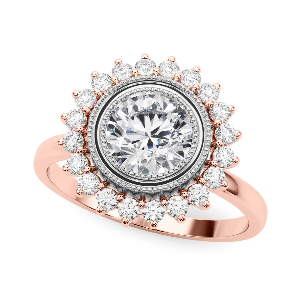 Classic Halo Cluster Diamond Engagement Ring (1/3 ct. tw.)