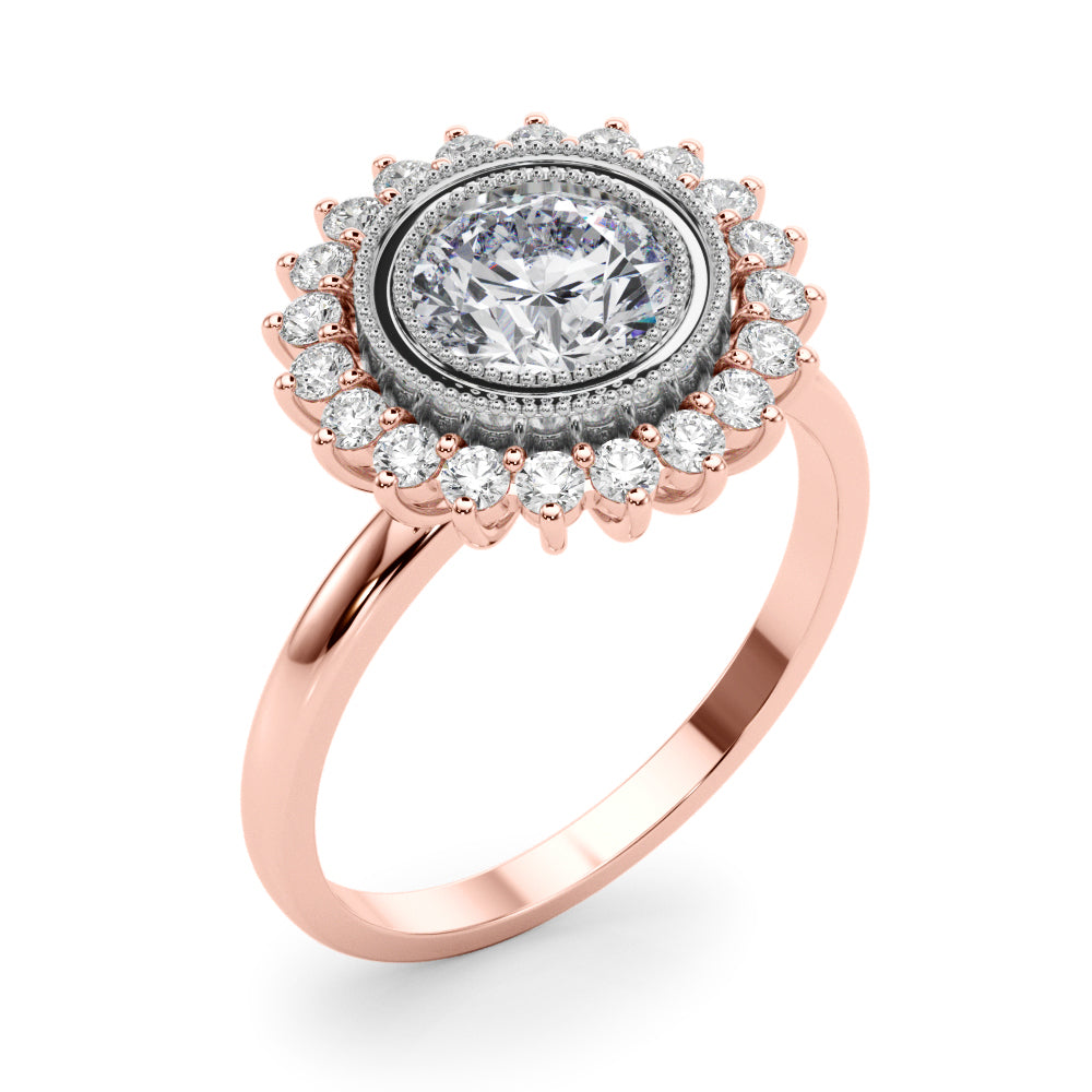 Classic Halo Cluster Diamond Engagement Ring (1/3 ct. tw.)