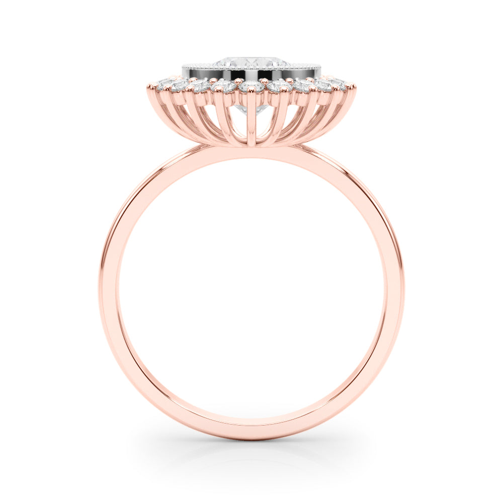 Classic Halo Cluster Diamond Engagement Ring (1/3 ct. tw.)