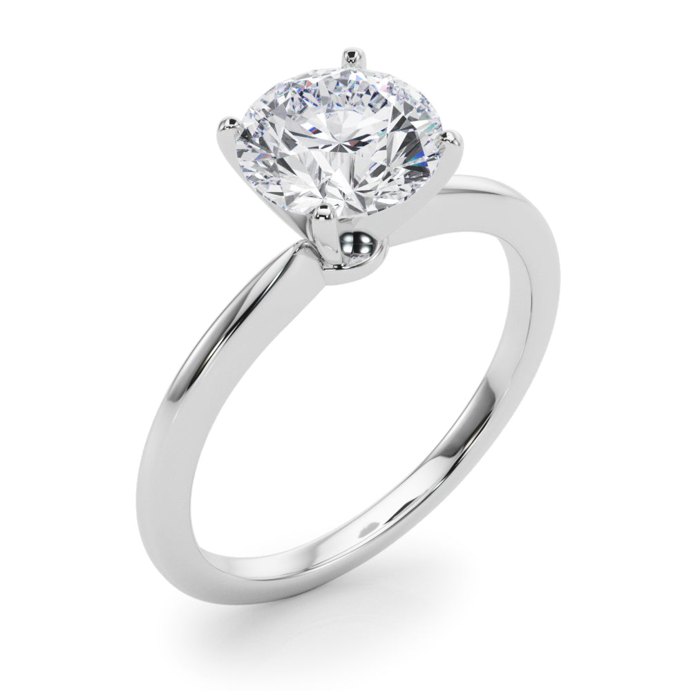Classic Four-Prong Solitaire Engagement Ring