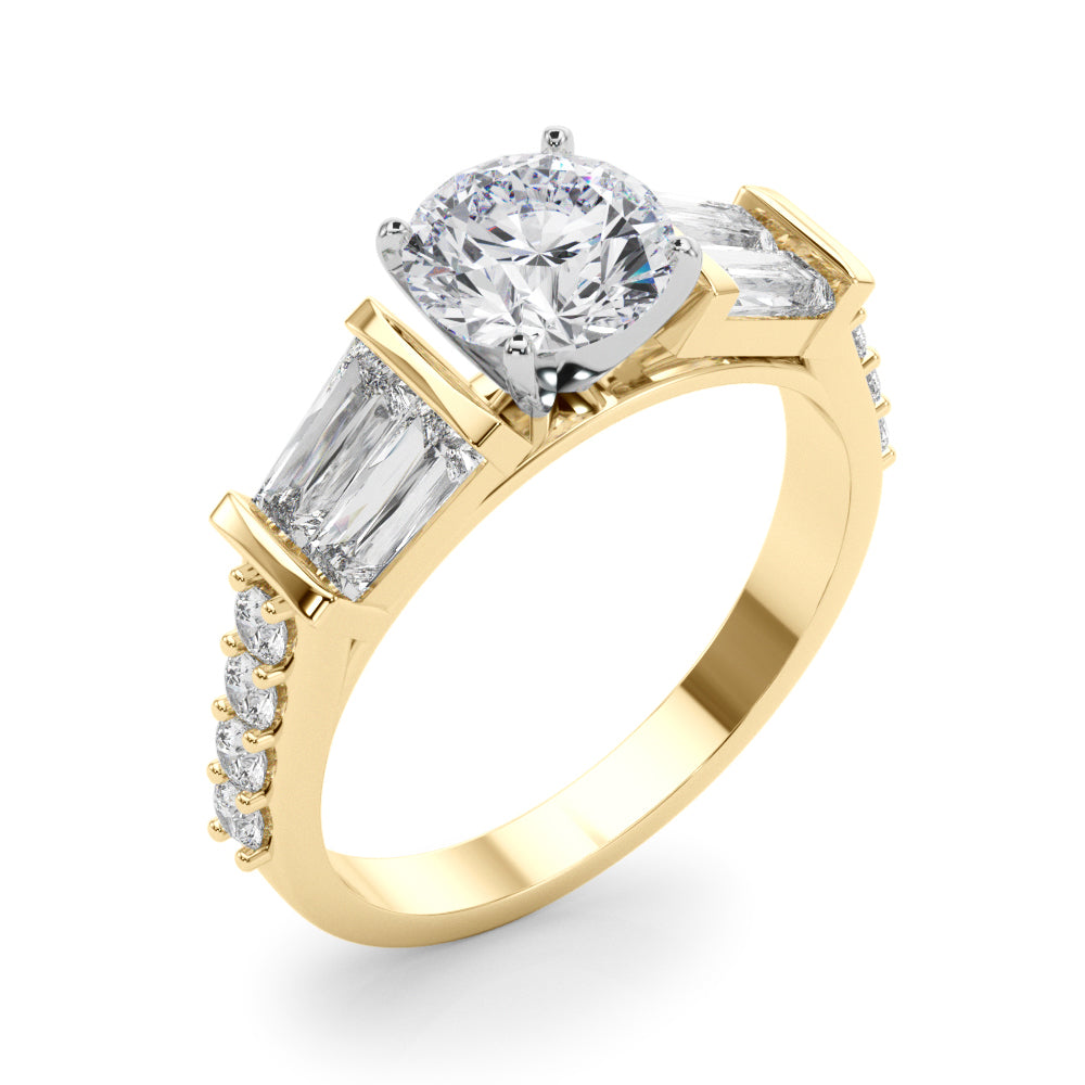 Graduated Tapered Baguette Diamond Engagement Ring (7/8 ct. tw.)