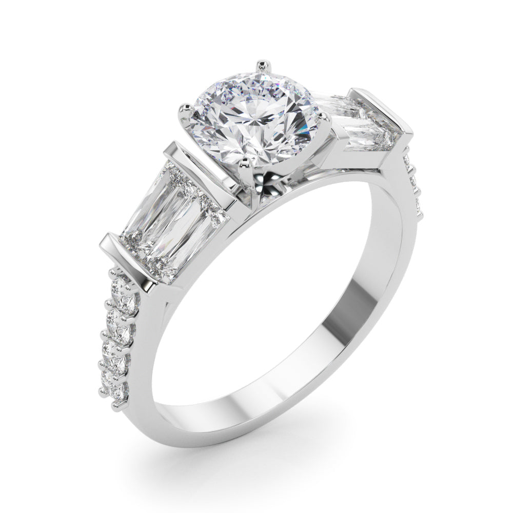 Graduated Tapered Baguette Diamond Engagement Ring (7/8 ct. tw.)