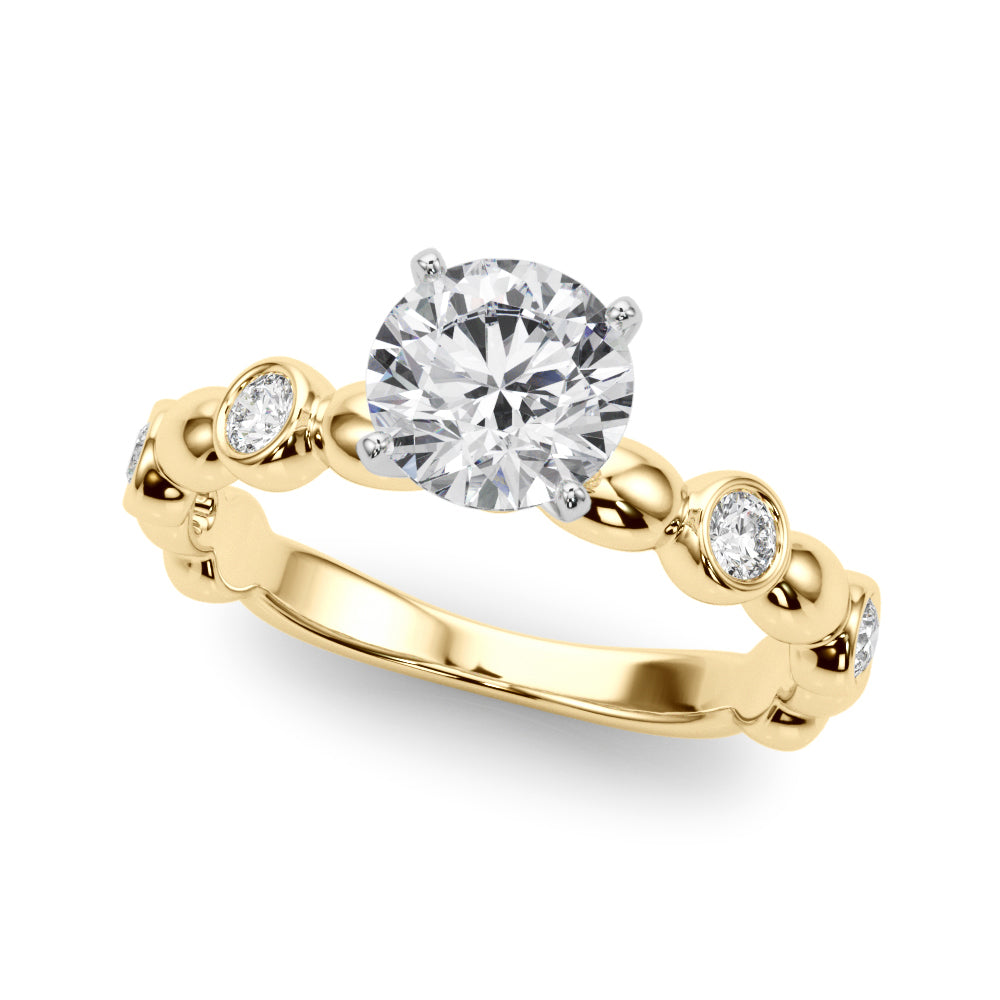 Bezel-Set Diamond Engagement Ring (1/4 ct. tw.)