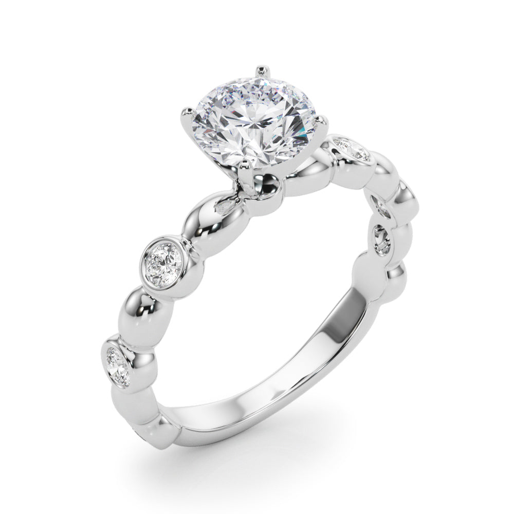 Bezel-Set Diamond Engagement Ring (1/4 ct. tw.)