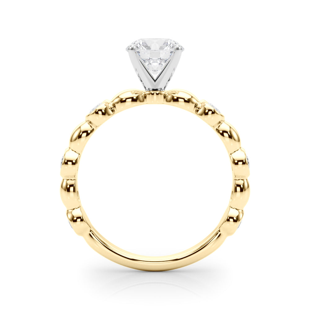 Bezel-Set Diamond Engagement Ring (1/4 ct. tw.)