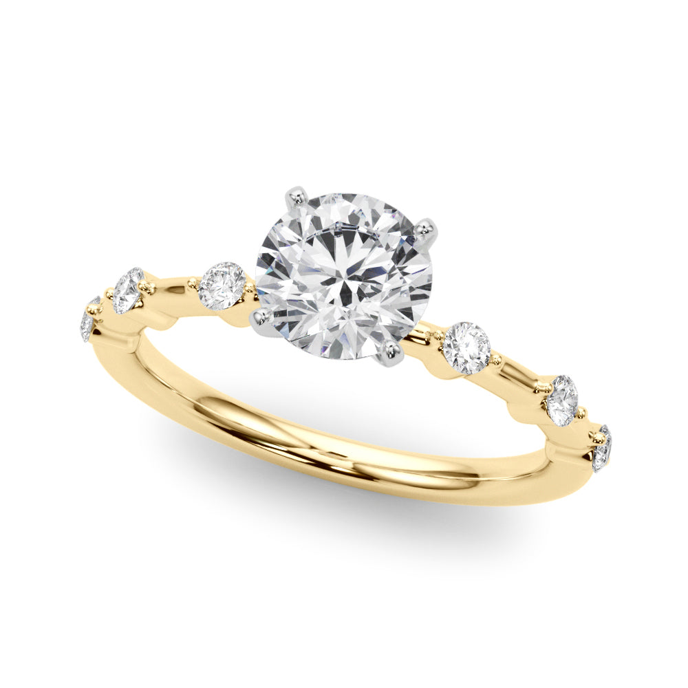 Graduated Diamond Engagement Ring (1/5 ct. tw.)