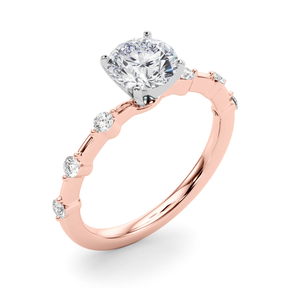 Graduated Diamond Engagement Ring (1/5 ct. tw.)
