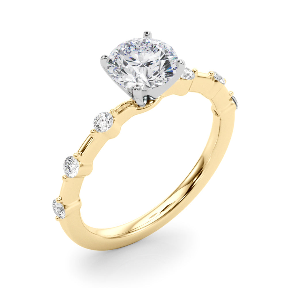 Graduated Diamond Engagement Ring (1/5 ct. tw.)