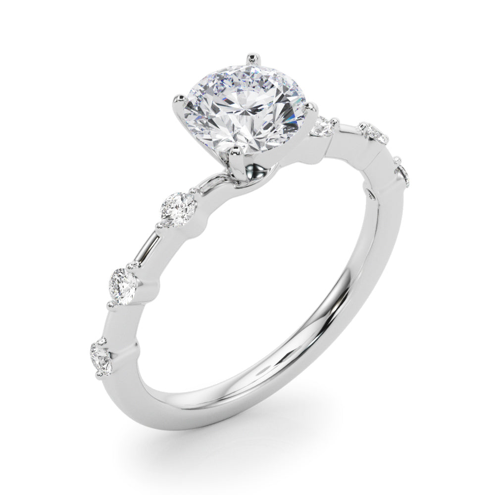 Graduated Diamond Engagement Ring (1/5 ct. tw.)