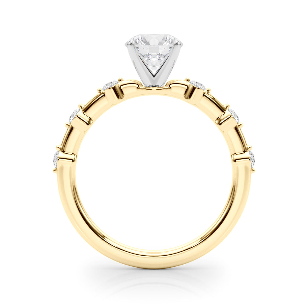 Graduated Diamond Engagement Ring (1/5 ct. tw.)