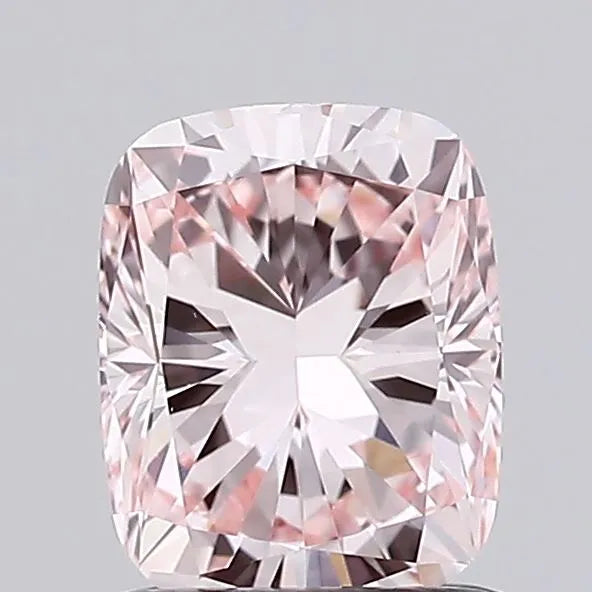 0.99ct Cushion modified Lab Grown Diamond (Colour Fancy Intense Pink, Clarity VVS2, IGI Certified)