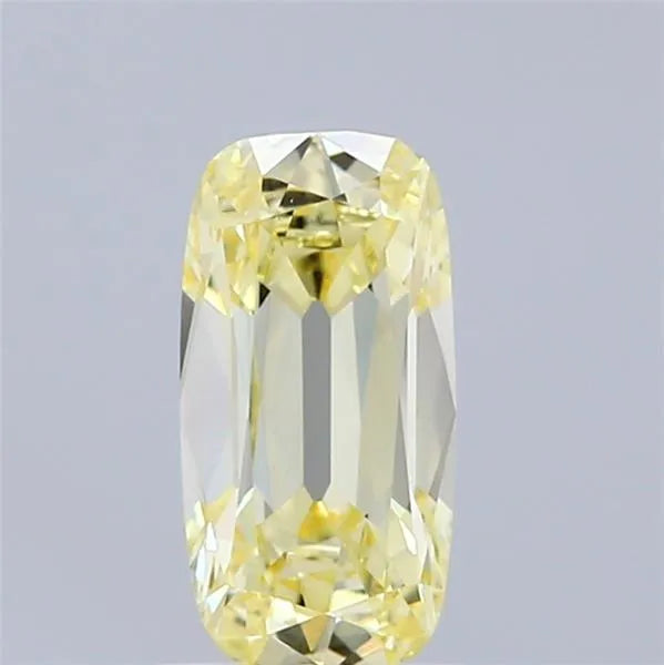 1.03ct Cushion brilliant Lab Grown Diamond (Colour Fancy Yellow, Clarity VVS2, IGI Certified)