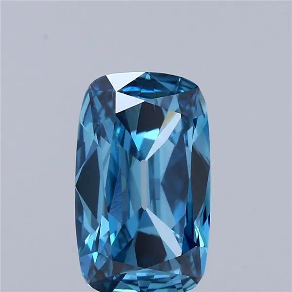 1.42ct Cushion brilliant Lab Grown Diamond (Colour Fancy Vivid Blue, Clarity VVS2, IGI Certified)